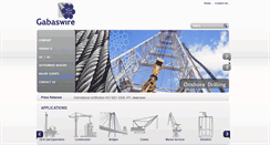 Desktop Screenshot of gabaswire.com